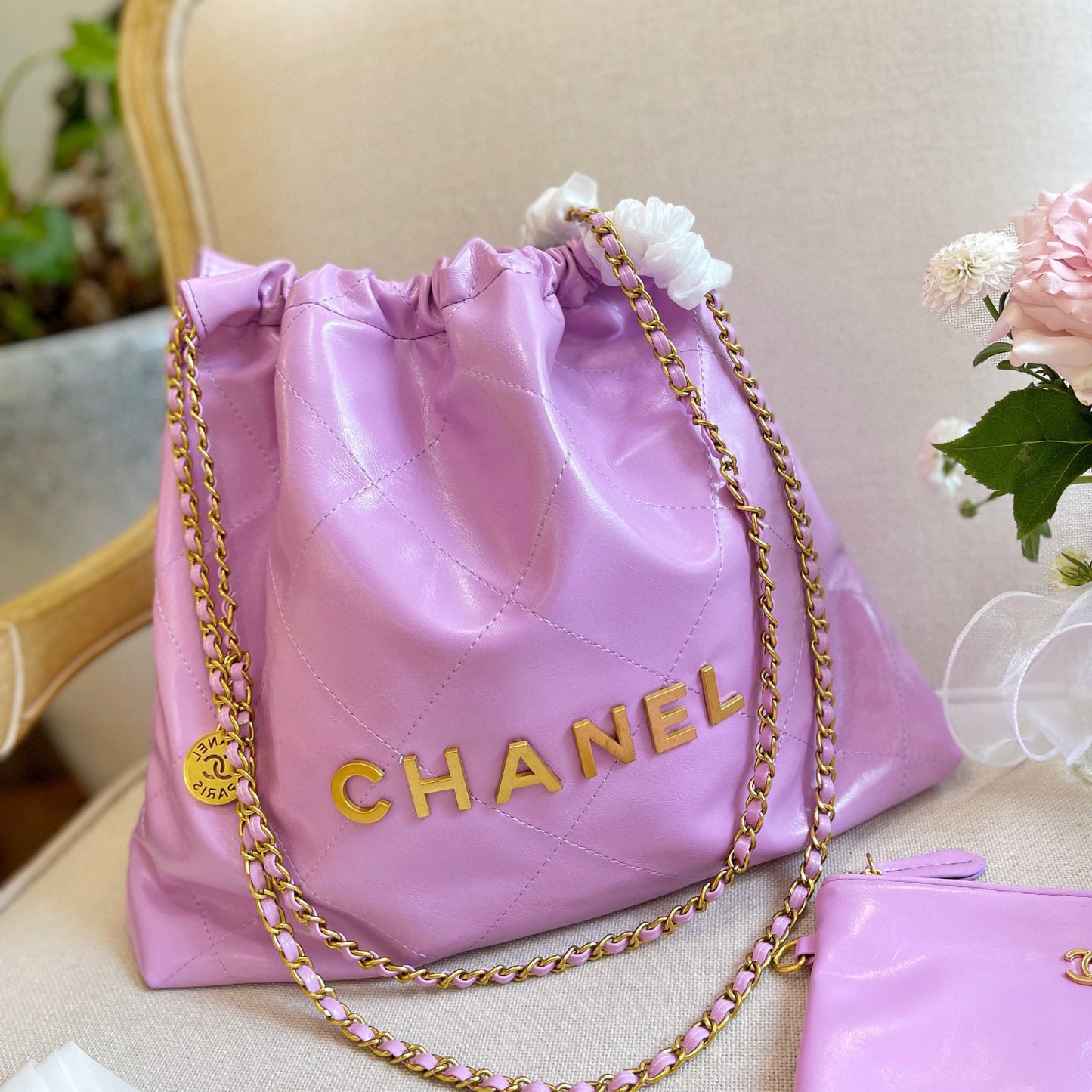 Spring and summer new wax leather shopping bag XC07062008