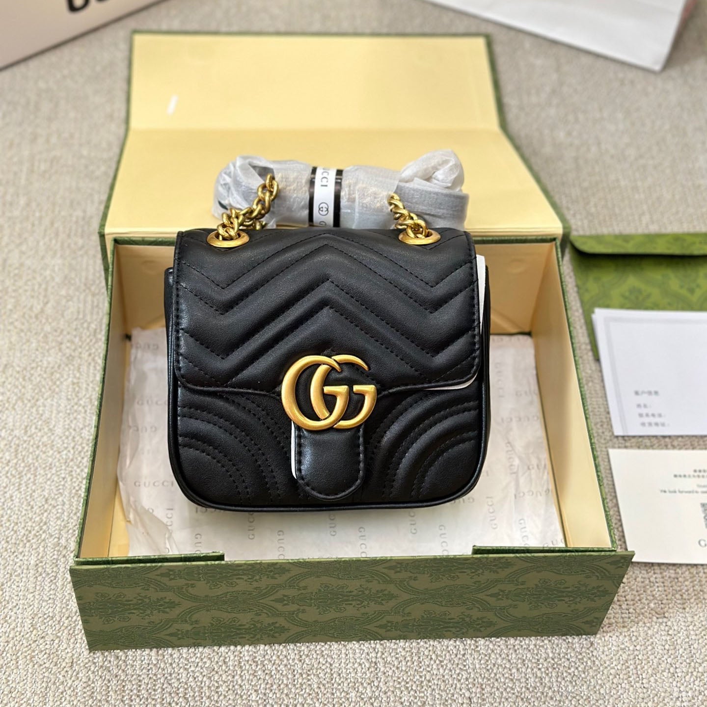 GG Marmont Square Fat Shoulder Bag 1825052309