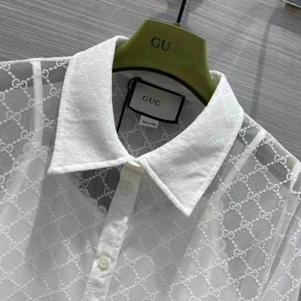 Fashion Jacquard Casual Shirt Two-Piece Set PD10070726