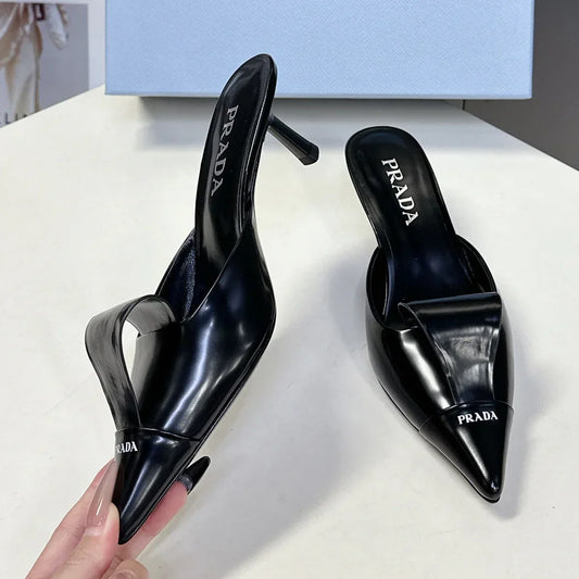 New stunning pointy toe 5.5cm sandal slippers 1025040216