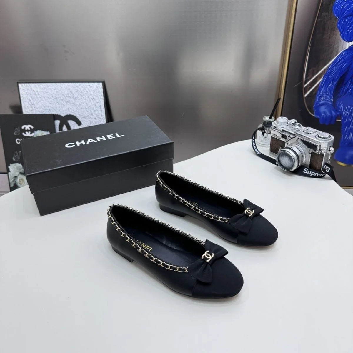 Shallow mouth round head French trend shoes 1025031013