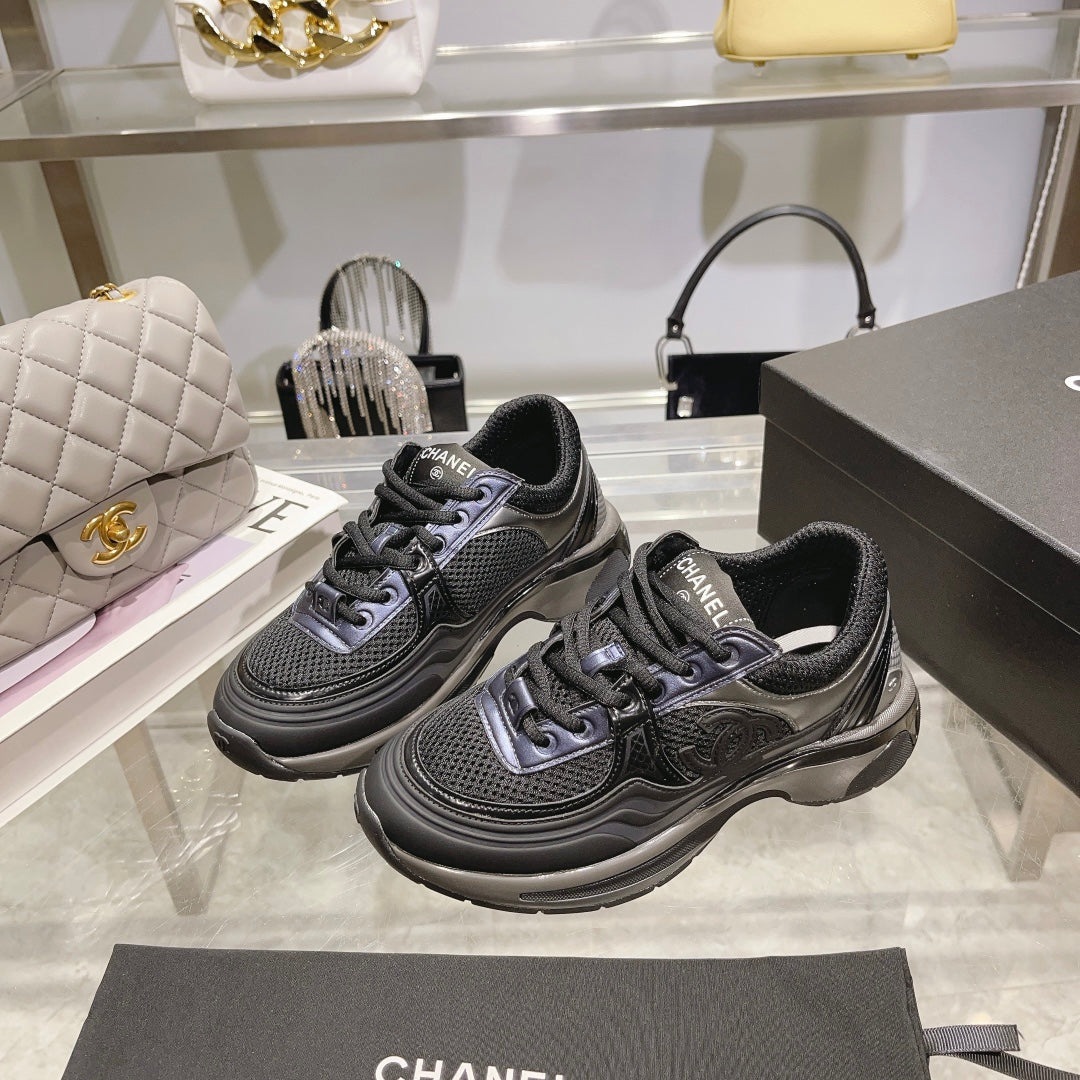 Plaid Wool Stitching Casual Sneakers XC0823081402