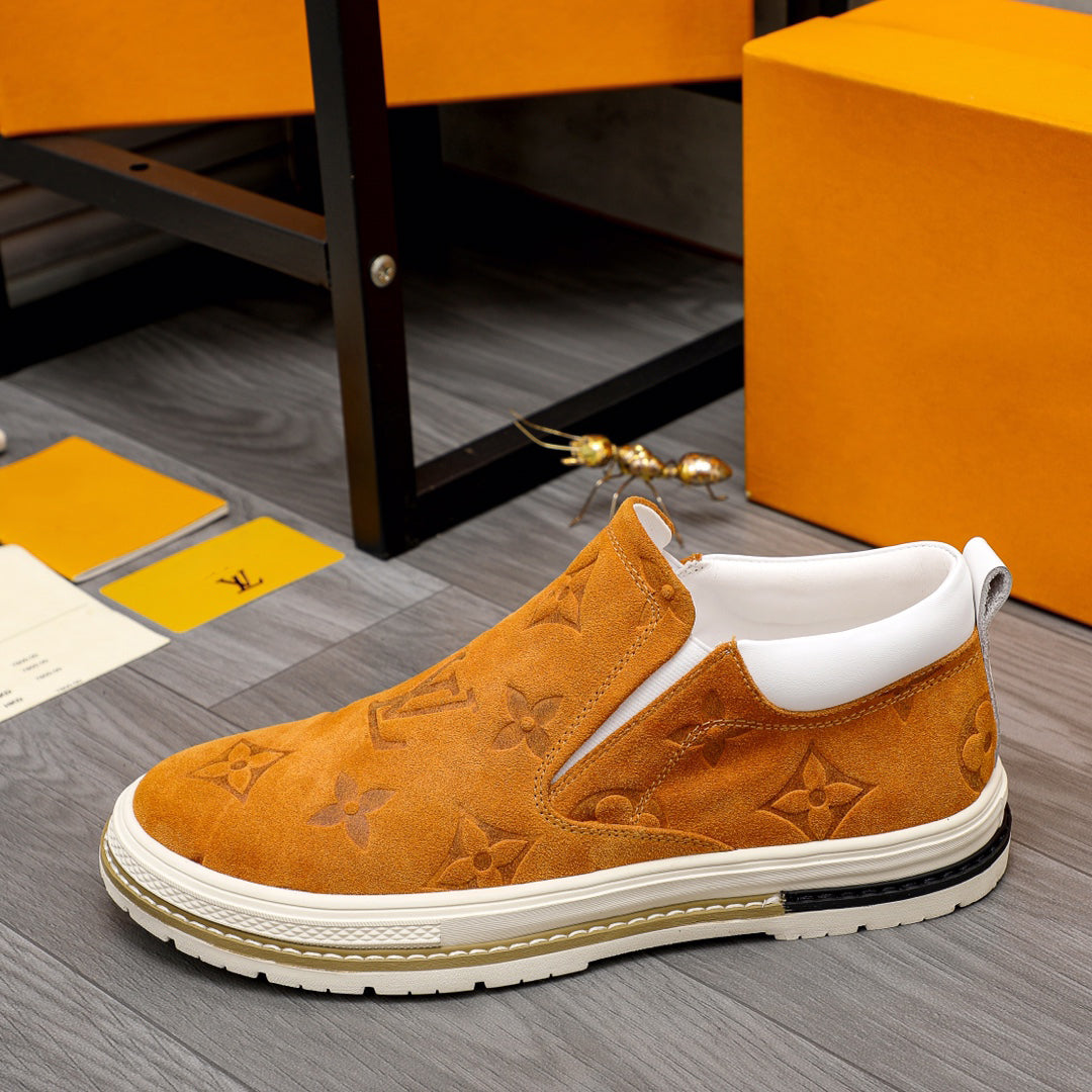 New suede casual all-match shoes fashion slip-on shoes