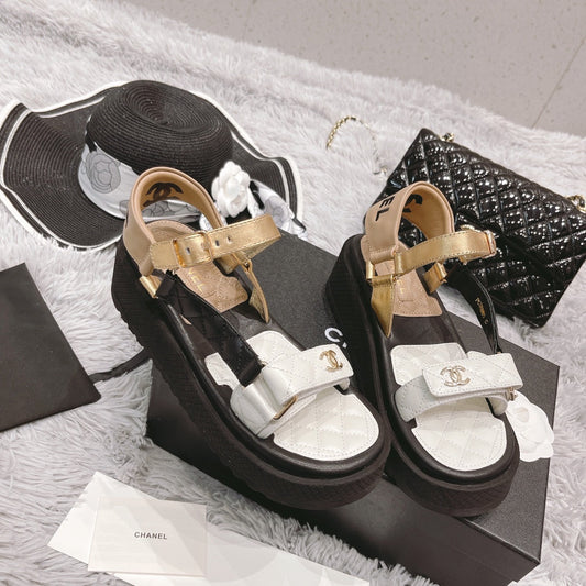 Color Collection platform sandals XC0823072614