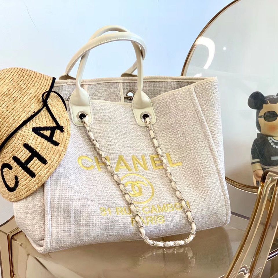 Classic embroidered beach bag PD10042703