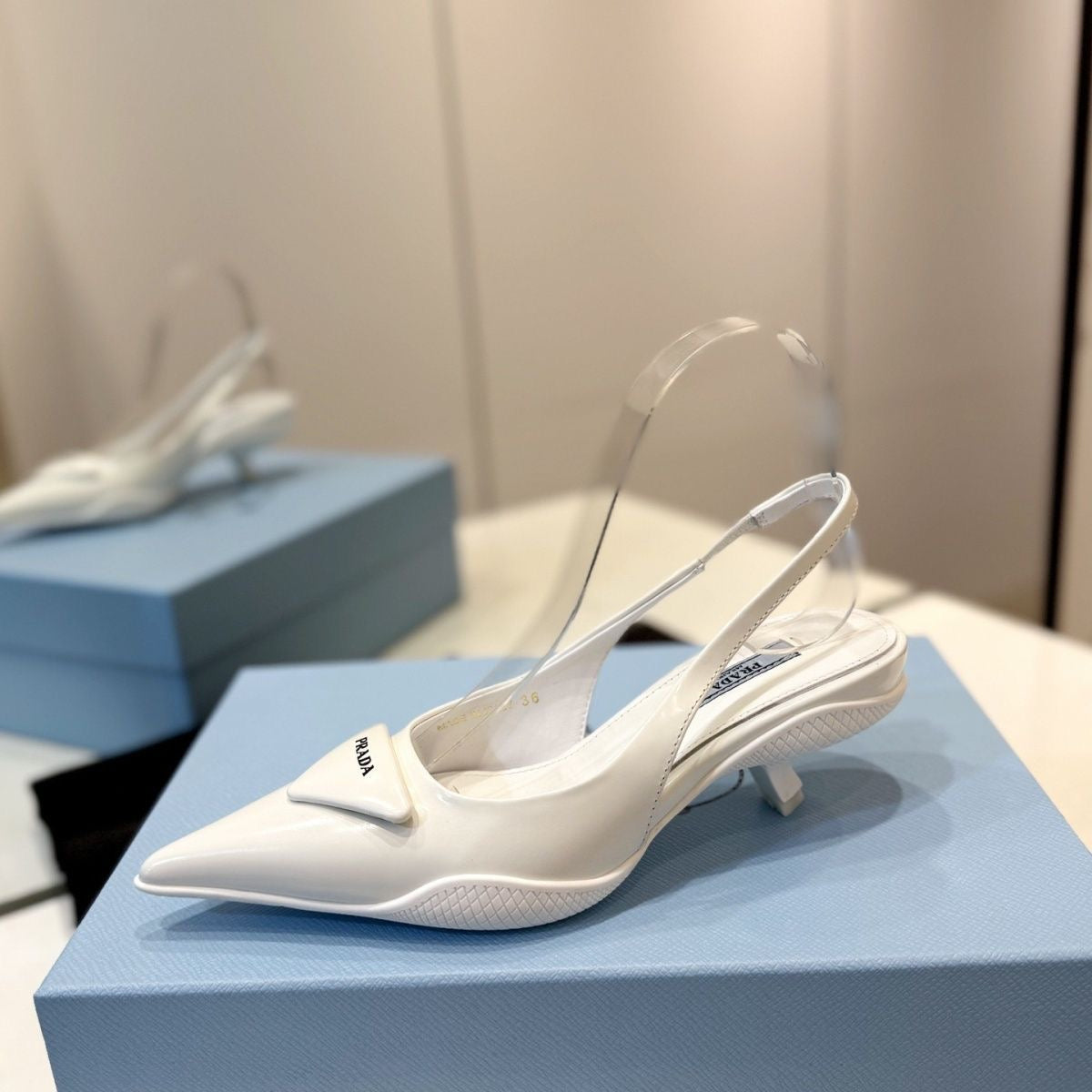 PR Pointed high heel sandals 1824091302