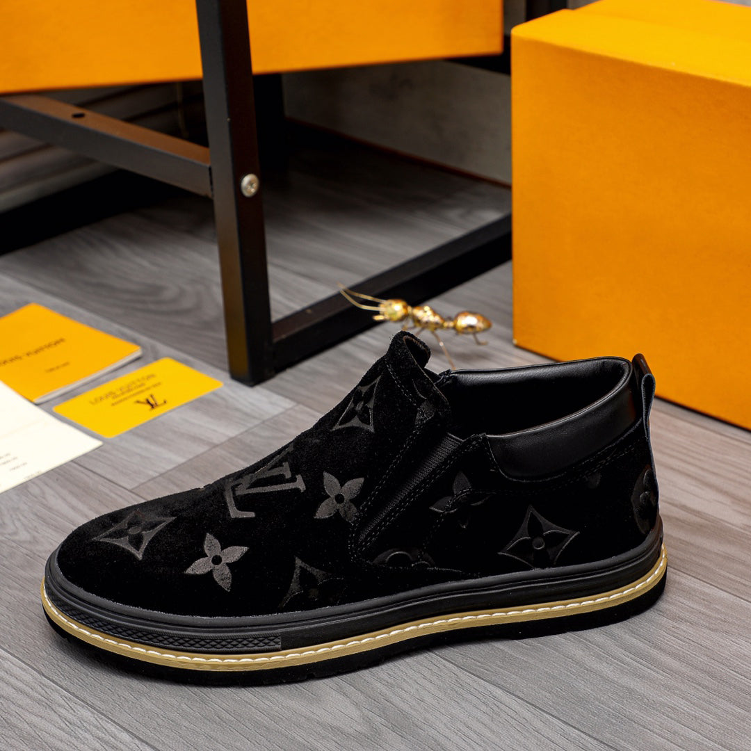 New suede casual all-match shoes fashion slip-on shoes