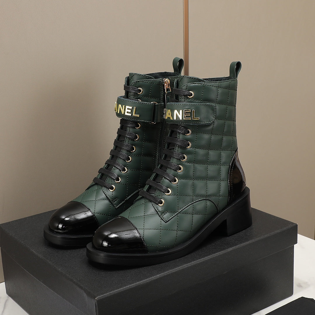 CNL fashion diamond leather short boots Martin boots 0724101706