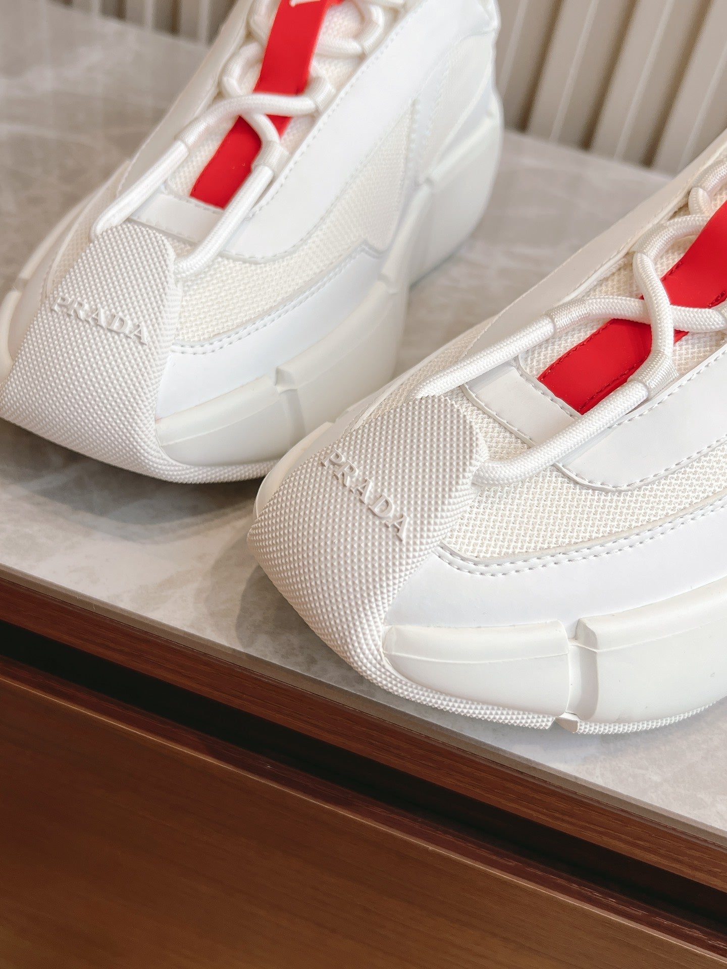 PR Mesh lace-up sneakers 1824091313