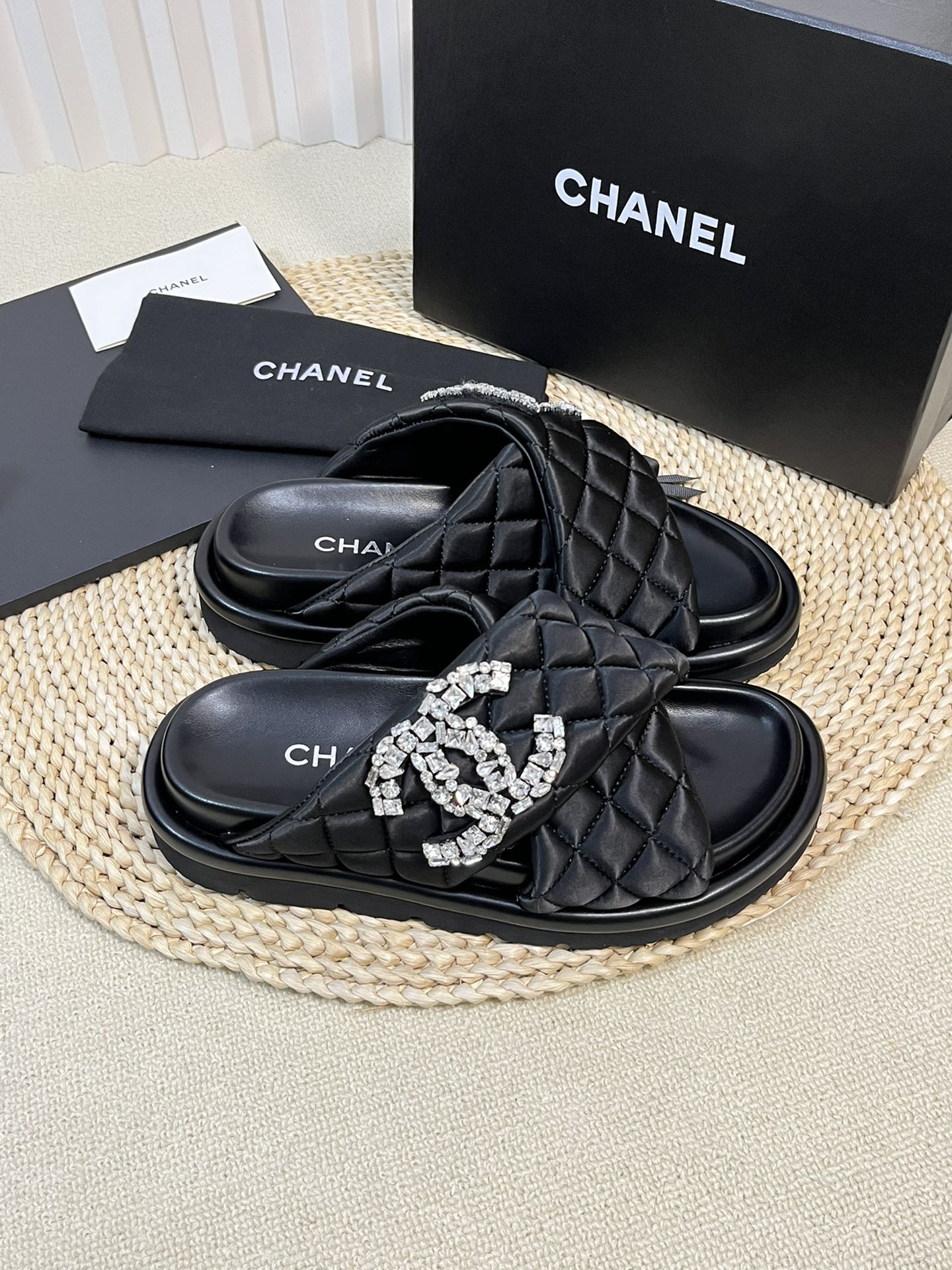 CNL thick-soled Velcro women's slippers 0724042704