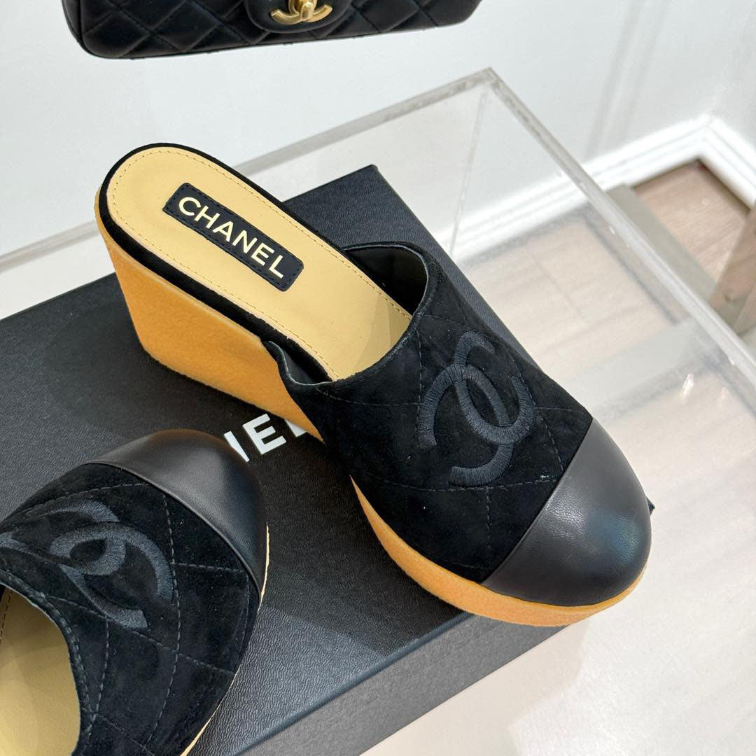 CH Chunky heel platform slippers 1825010703