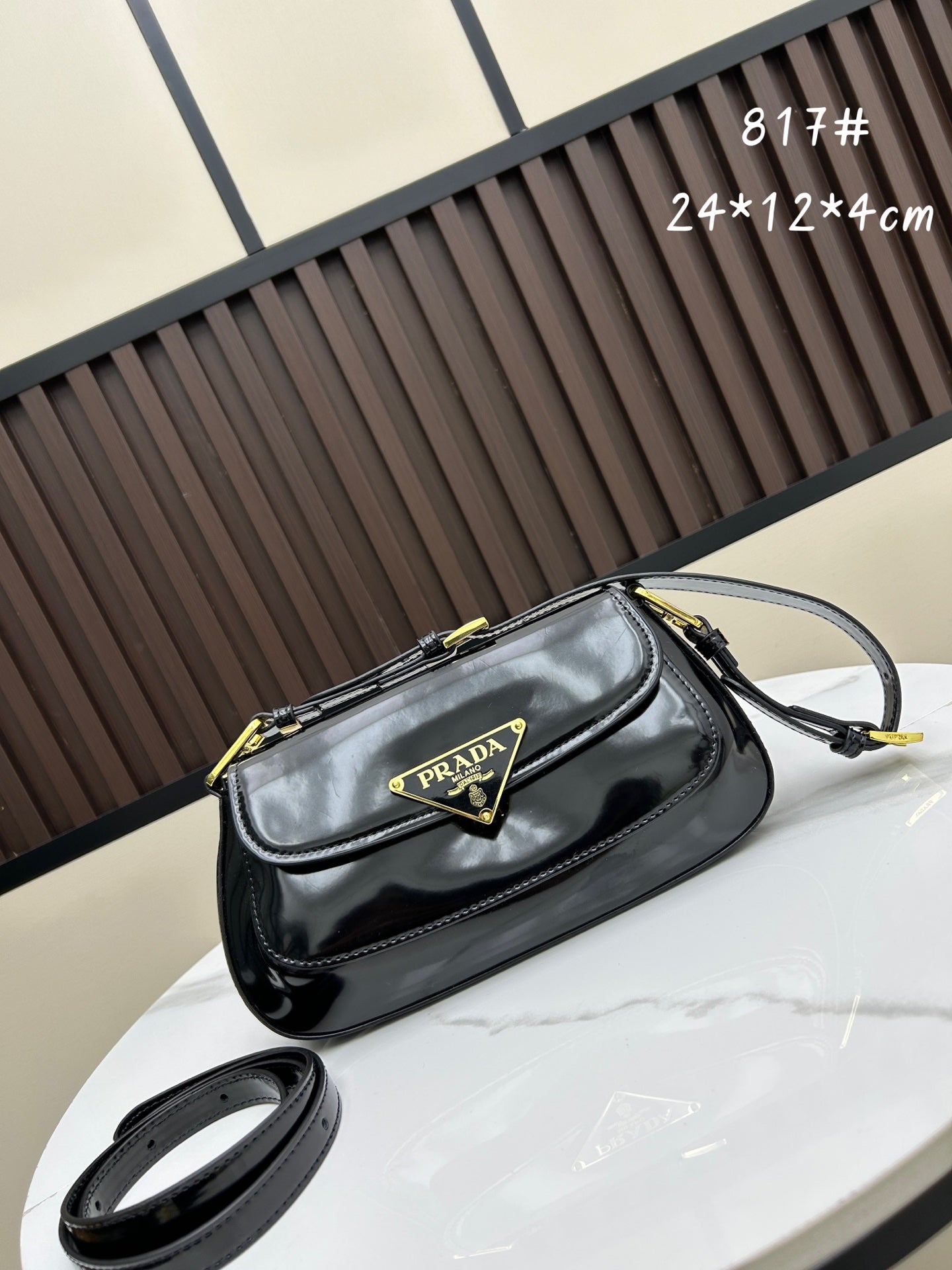 PR Leather Underarm Bag 1825070304