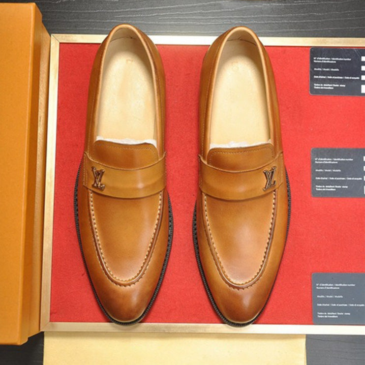 Classic Brown Dress Shoes V01