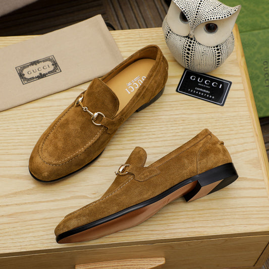 GG Horsebit suede loafers 1825070202
