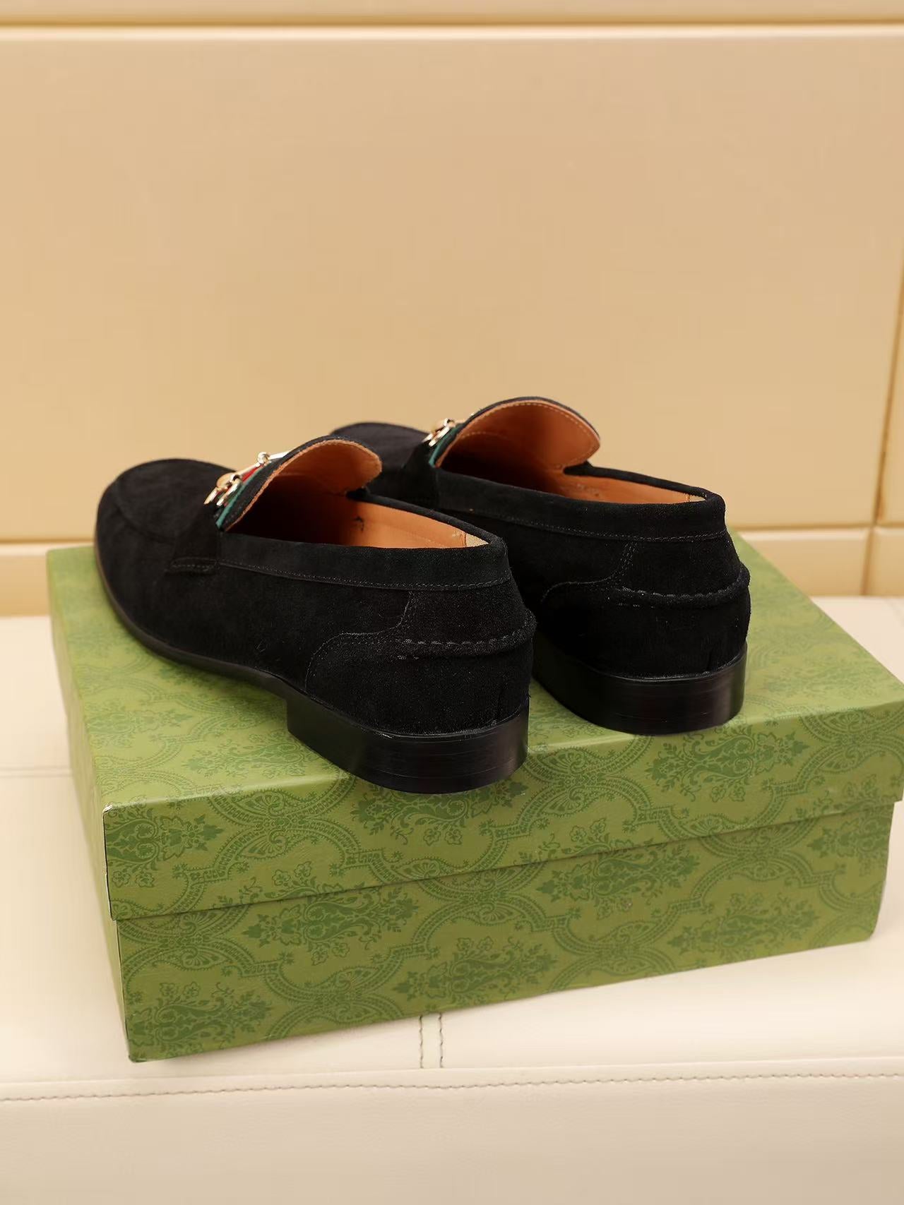 GG Horsebit suede loafers 1825070203