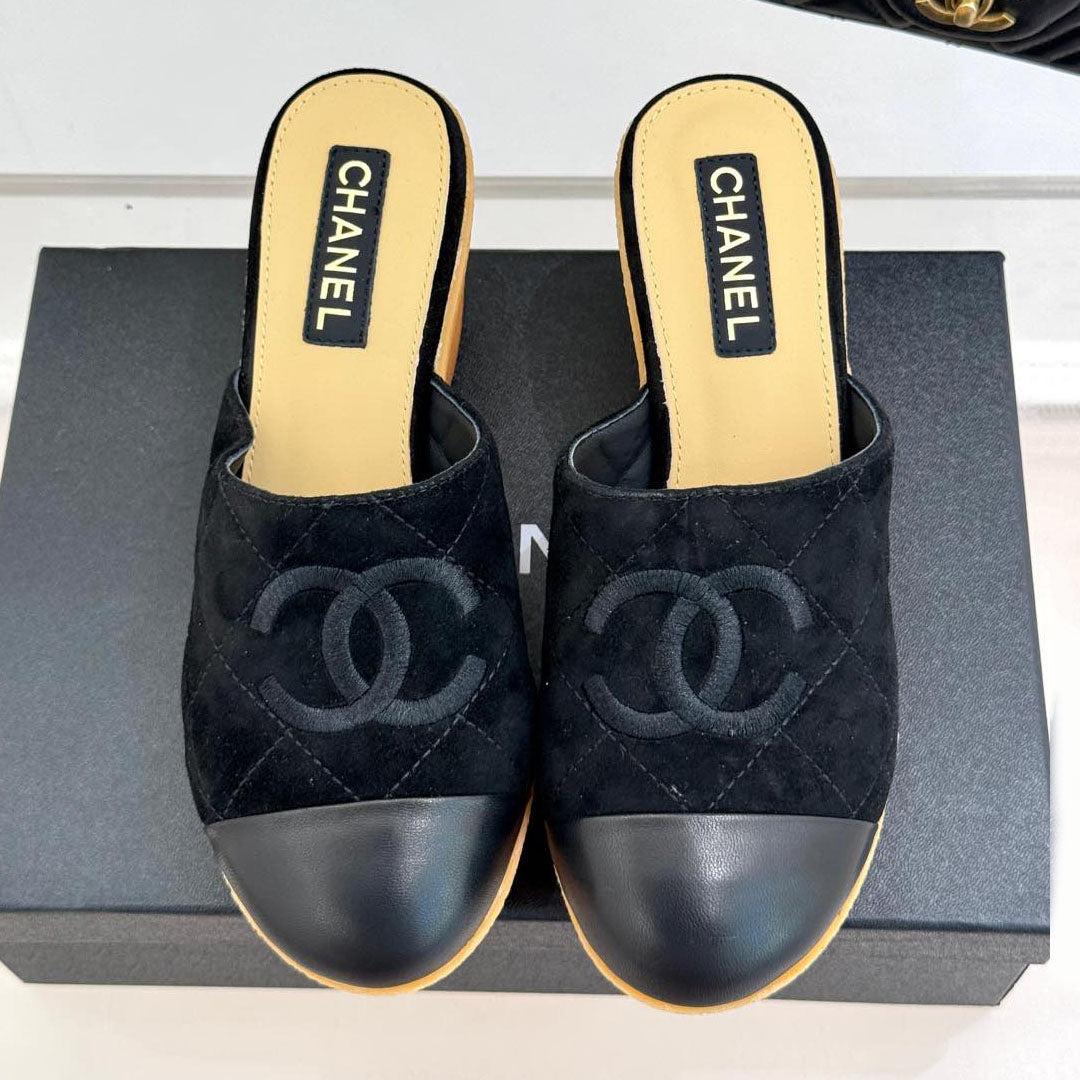 CH Chunky heel platform slippers 1825010703