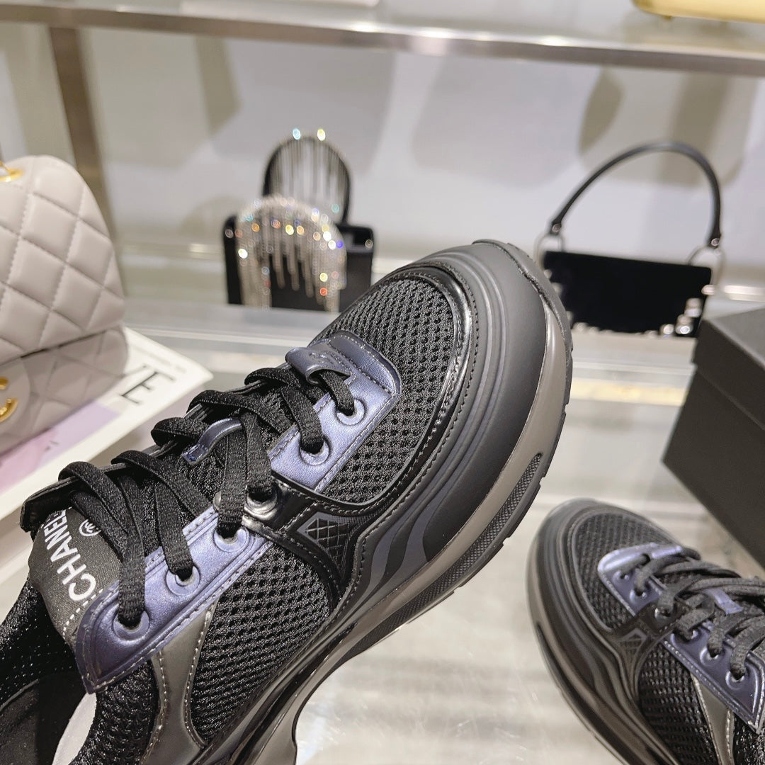 Plaid Wool Stitching Casual Sneakers XC0823081402