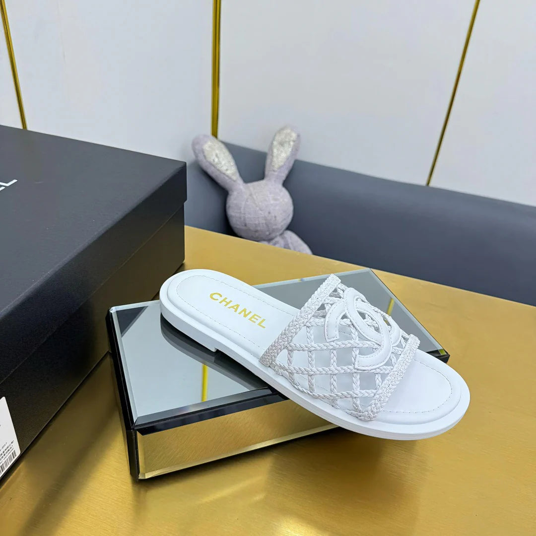 New Fashion Mesh Woven Sandal Flip Flops 1025041702