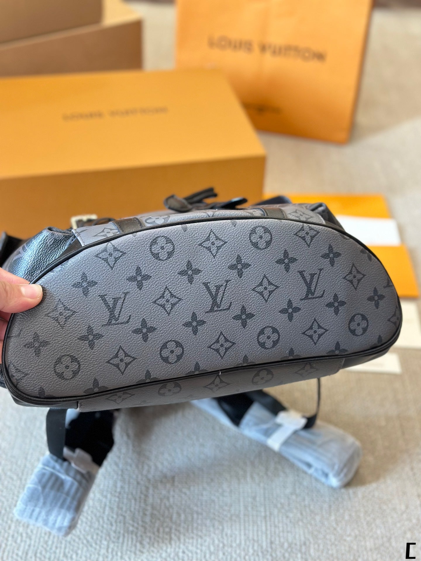 Grey Travel Backpack 1824031905