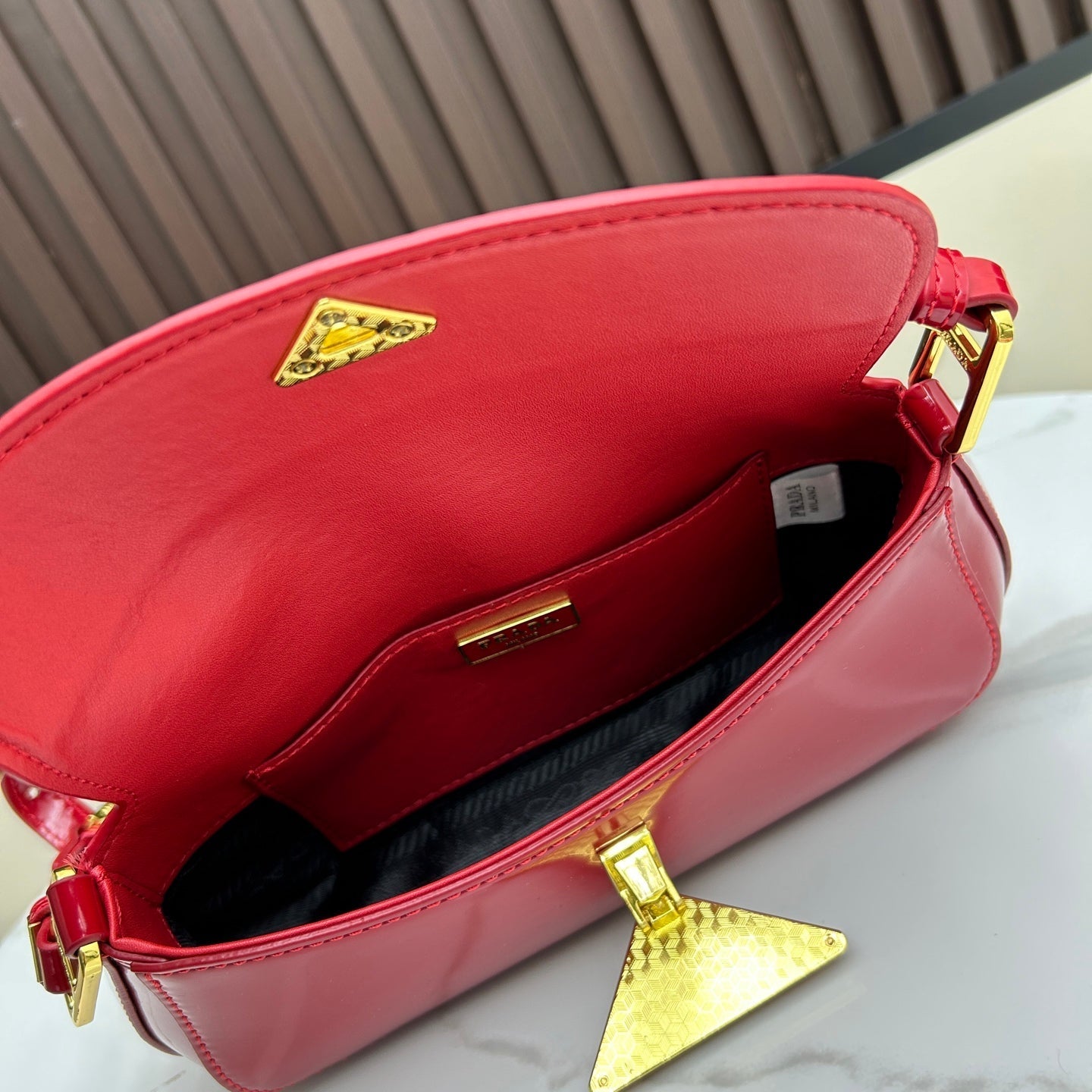 PR Leather Underarm Bag 1825070304