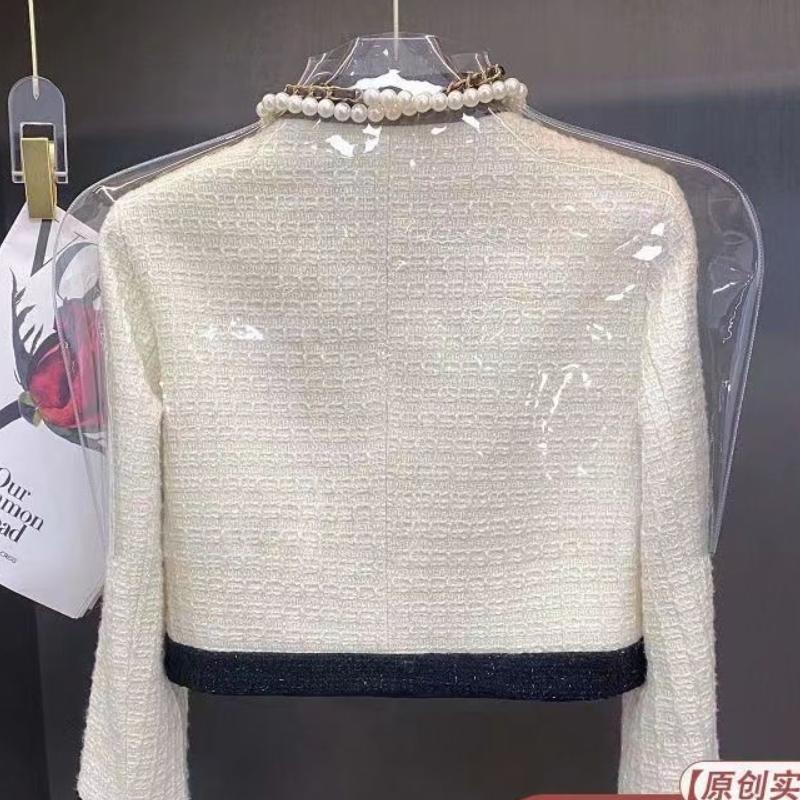 Color Block Tweed Short Coat 0823112209