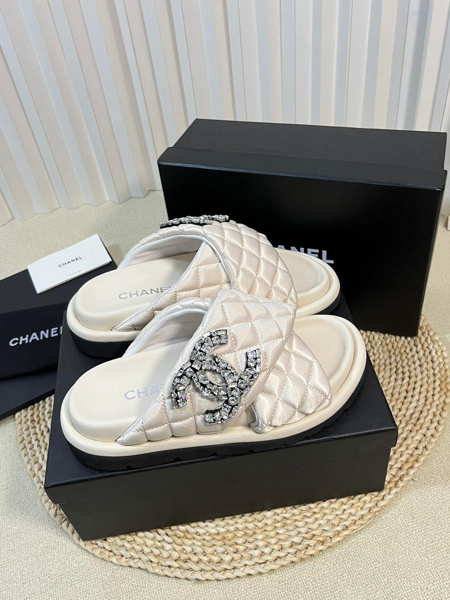 CNL thick-soled Velcro women's slippers 0724042704