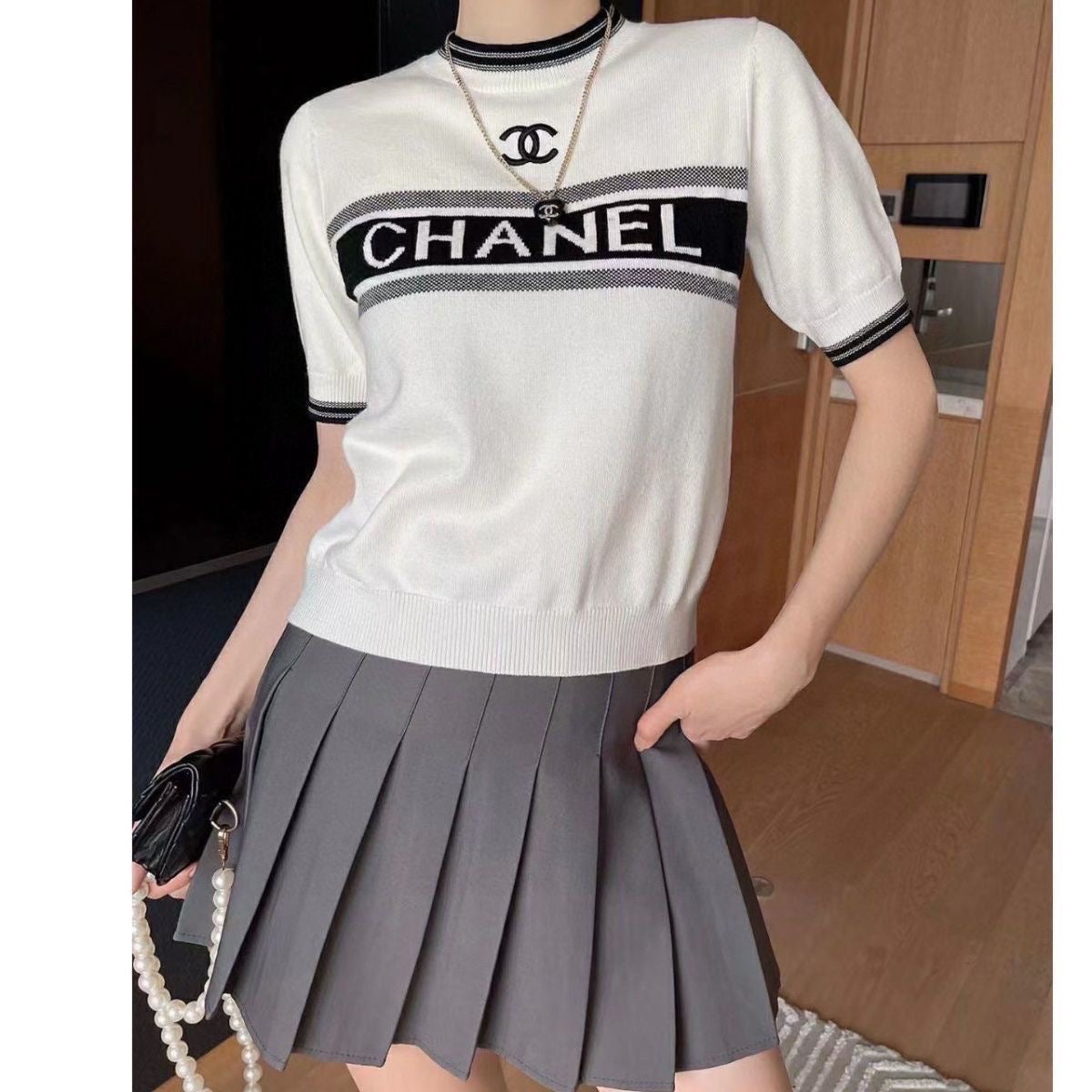 Fashion Short Sleeve T-shirt PD10041106
