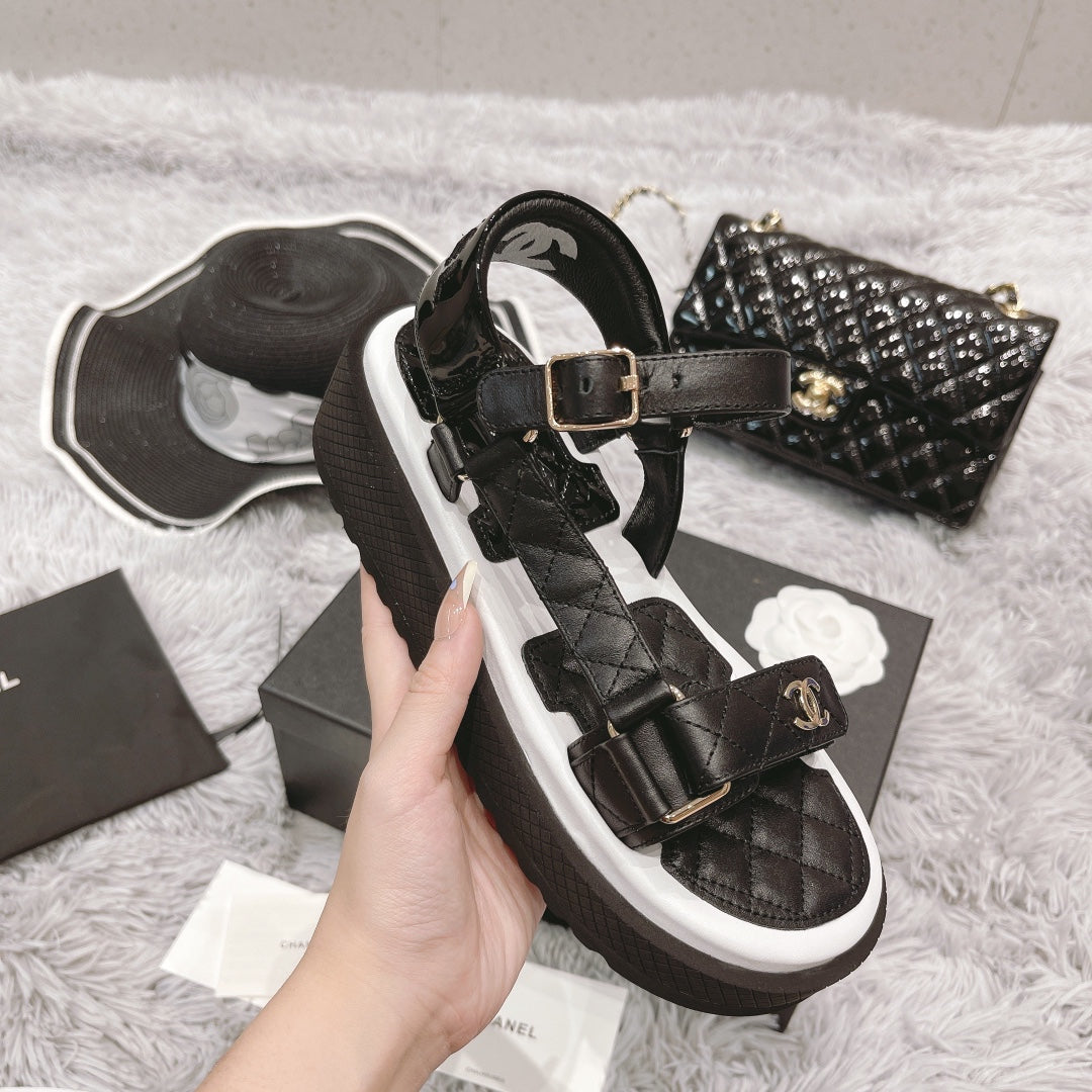 Color Collection platform sandals XC0823072615