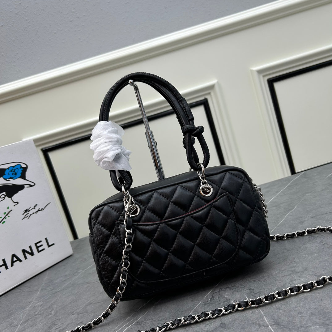 Stylish bowling bag handbag 22cm 1824032507