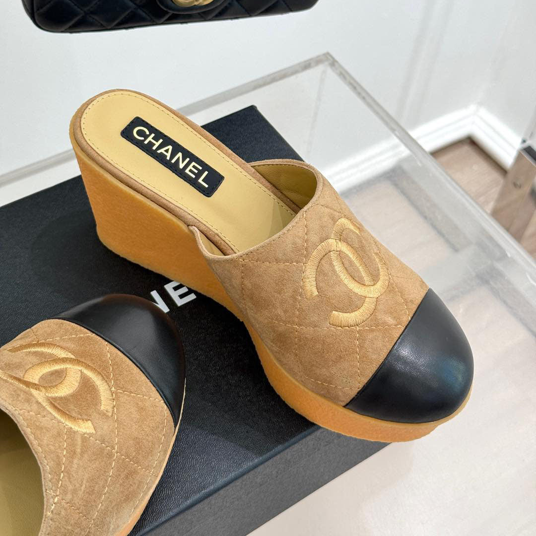 CH Chunky heel platform slippers 1825010703