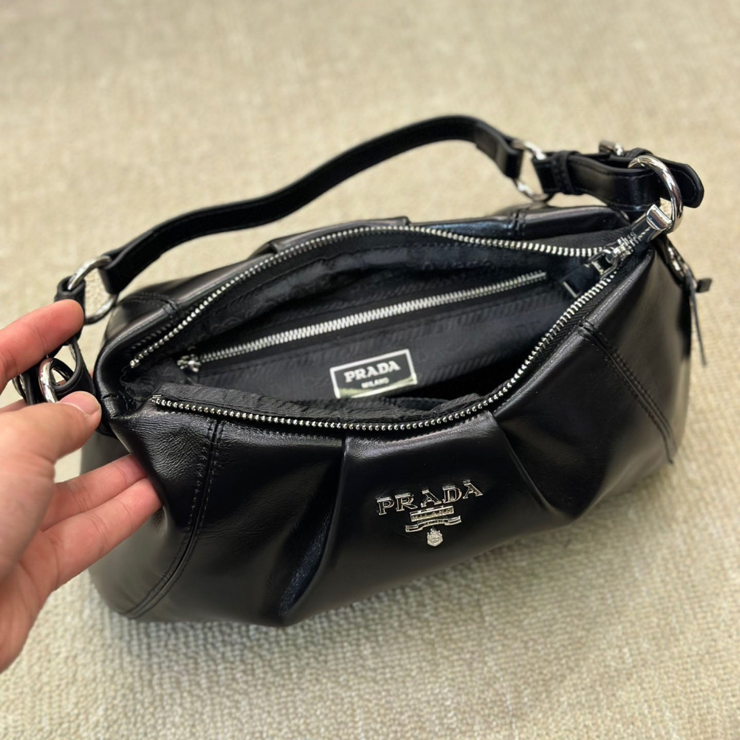 PR New Cowhide Shoulder Bag XC24101502