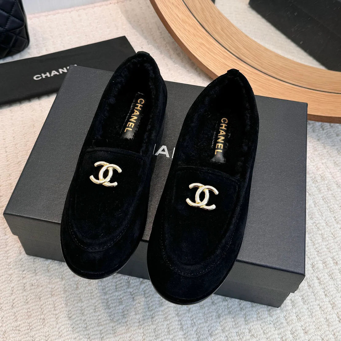 Teddy loafers with lamb wool 1024101502