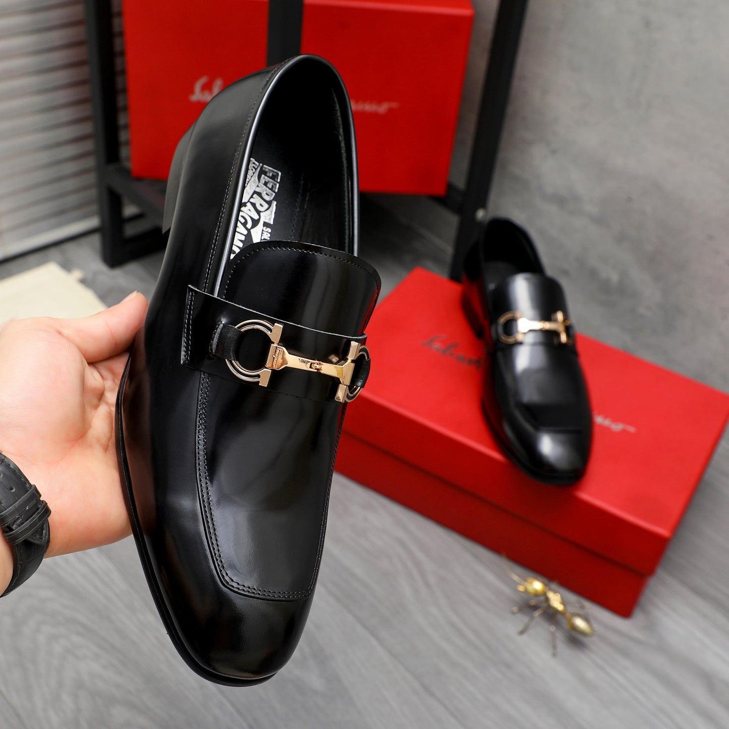 SF Moccasin dress shoes 1824080901