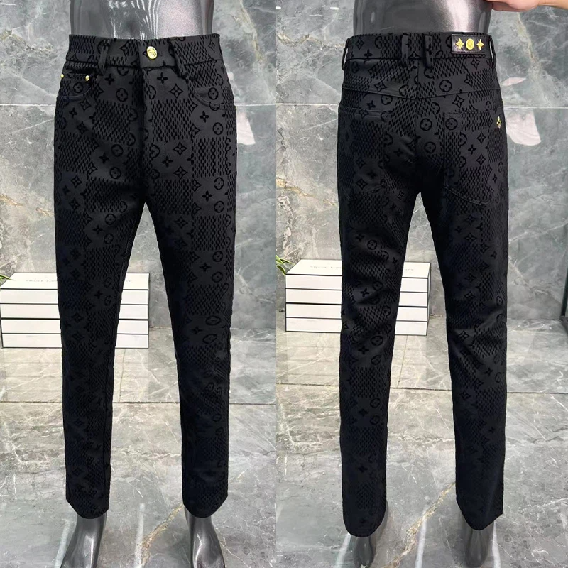 L fashionable all-match slim fit trousers