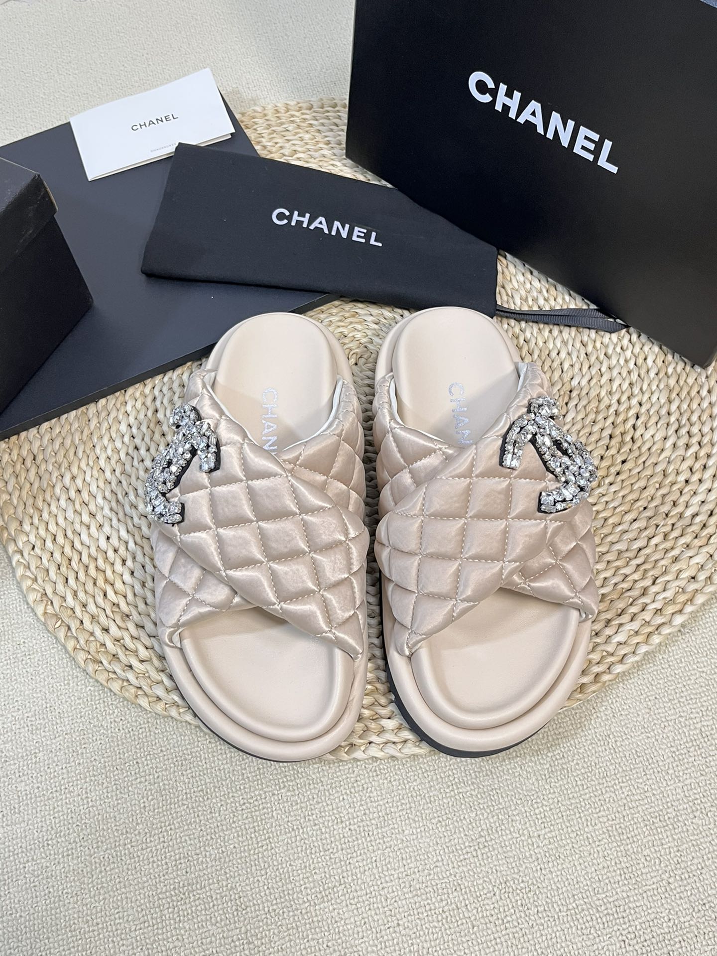 CNL thick-soled Velcro women's slippers 0724042704