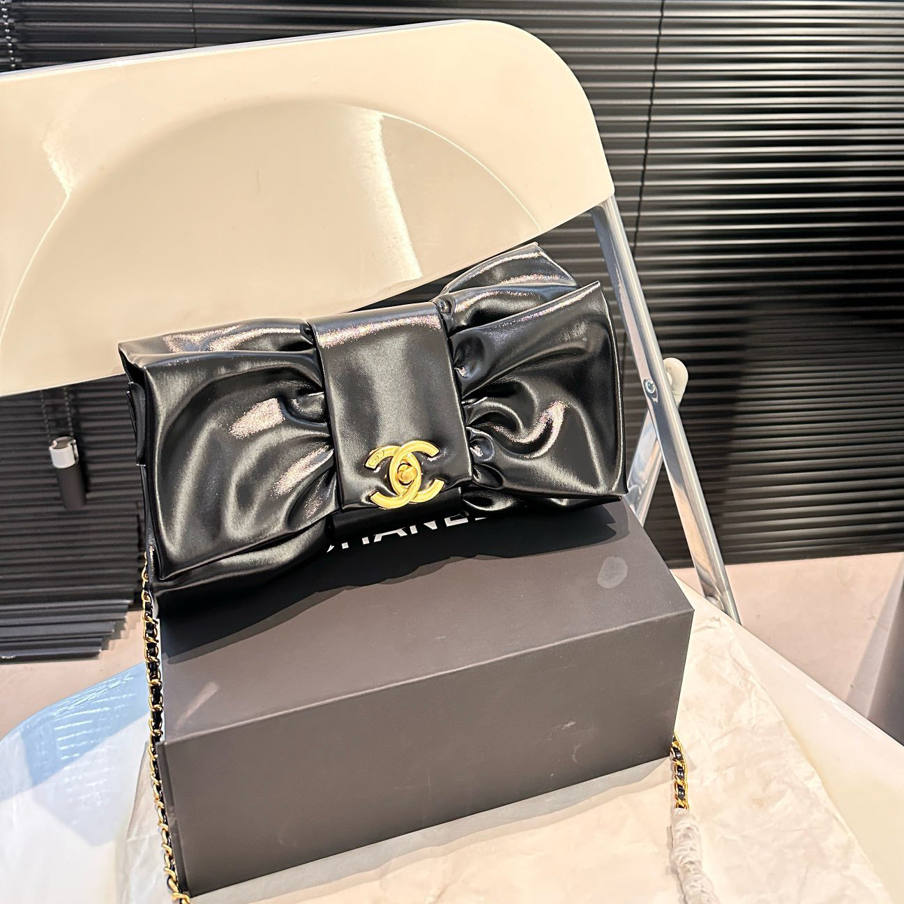 CNL Bow evening bag 1824091317