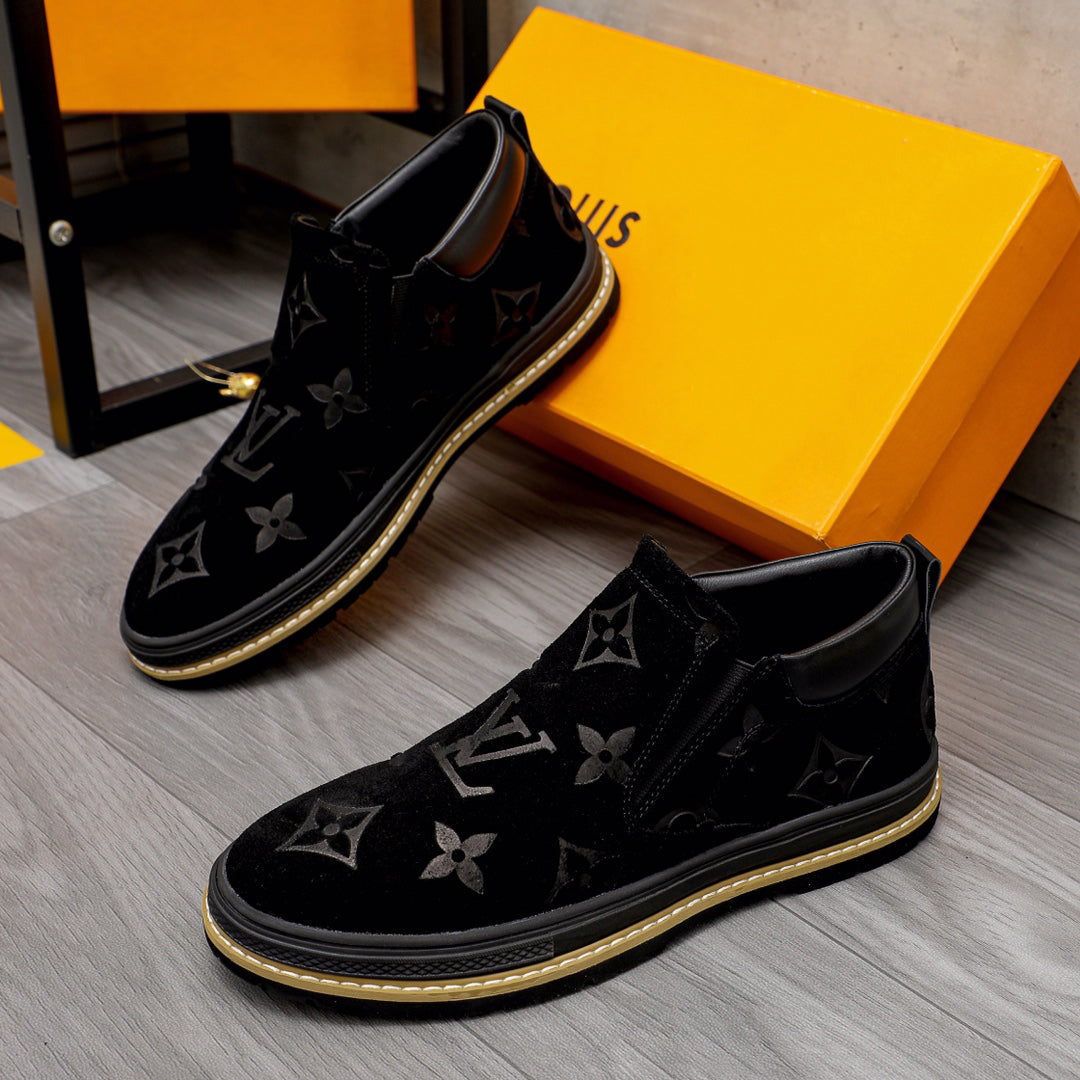 New suede casual all-match shoes fashion slip-on shoes