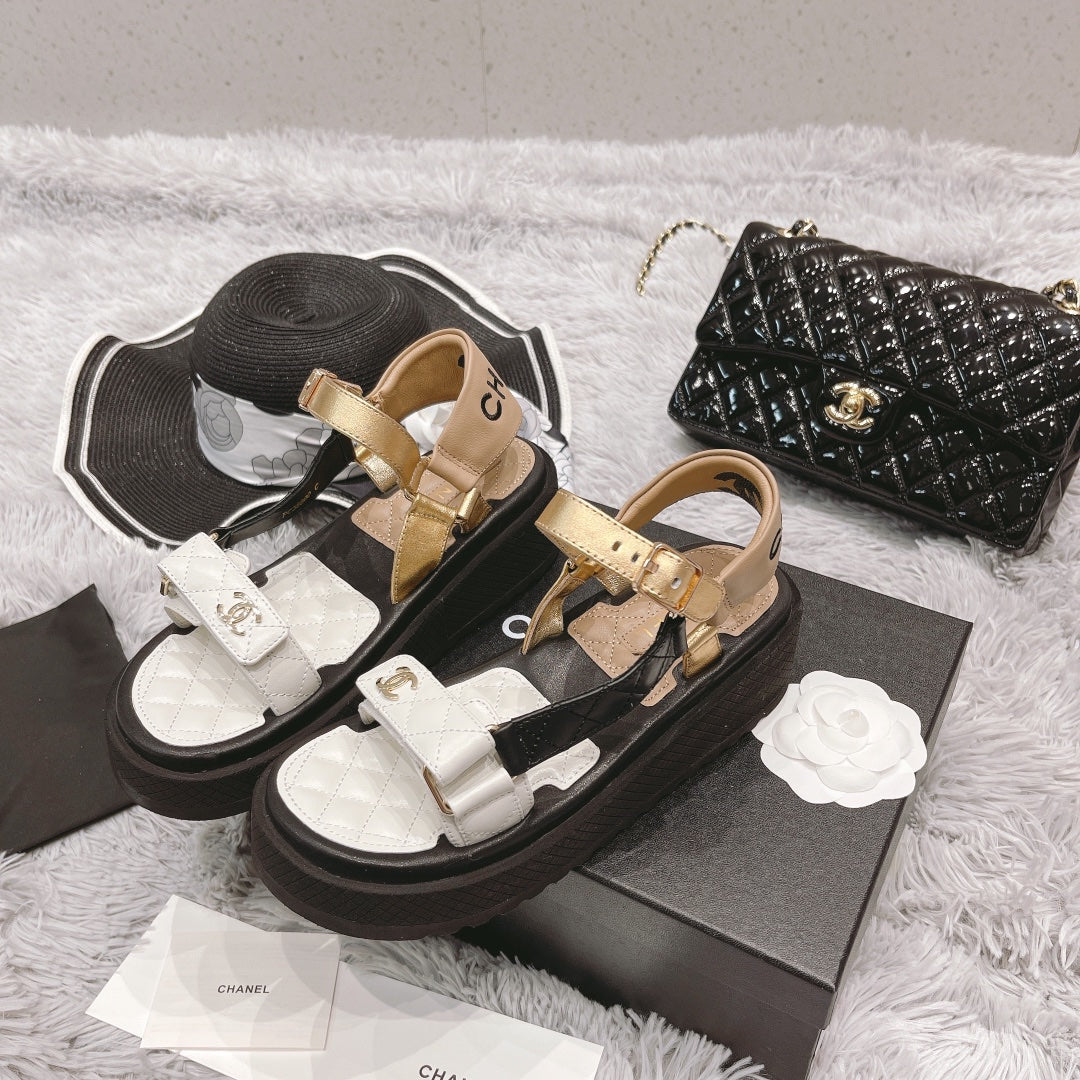 Color Collection platform sandals XC0823072614