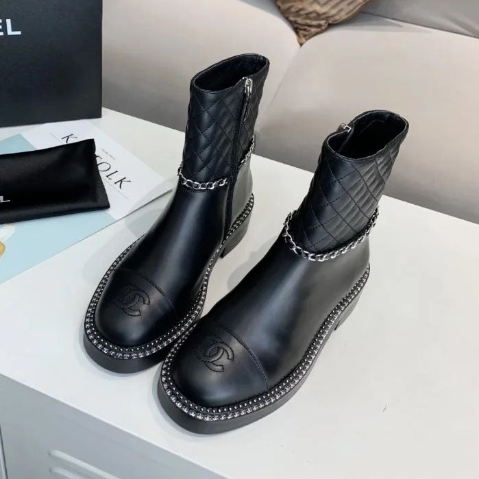 CH New style genuine belt chain boots PD24092320