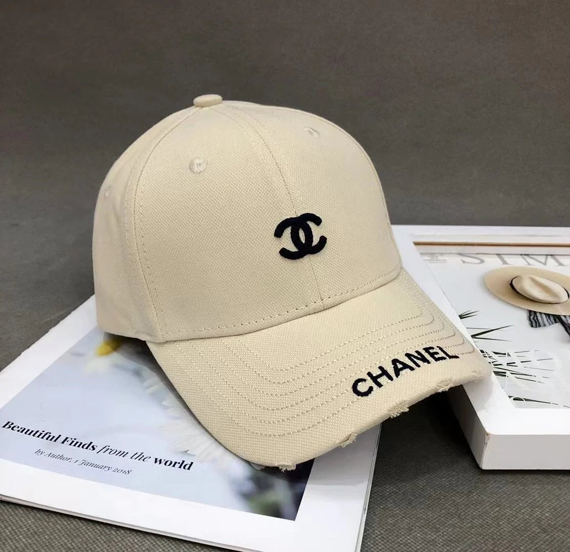 Small Fragrant Letter Embroidered Baseball Cap PD05202413104