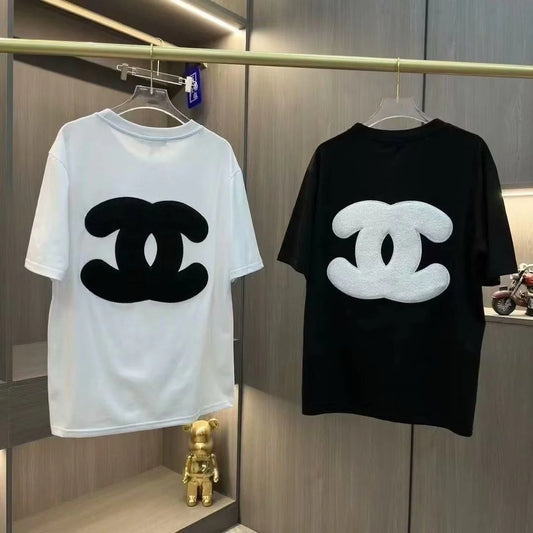 Couple's Towel Embroidered Versatile Half-Sleeve 1024032908