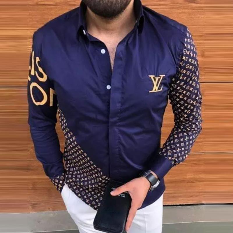 New Fashion Printed Long sleeved Shirt 102312711