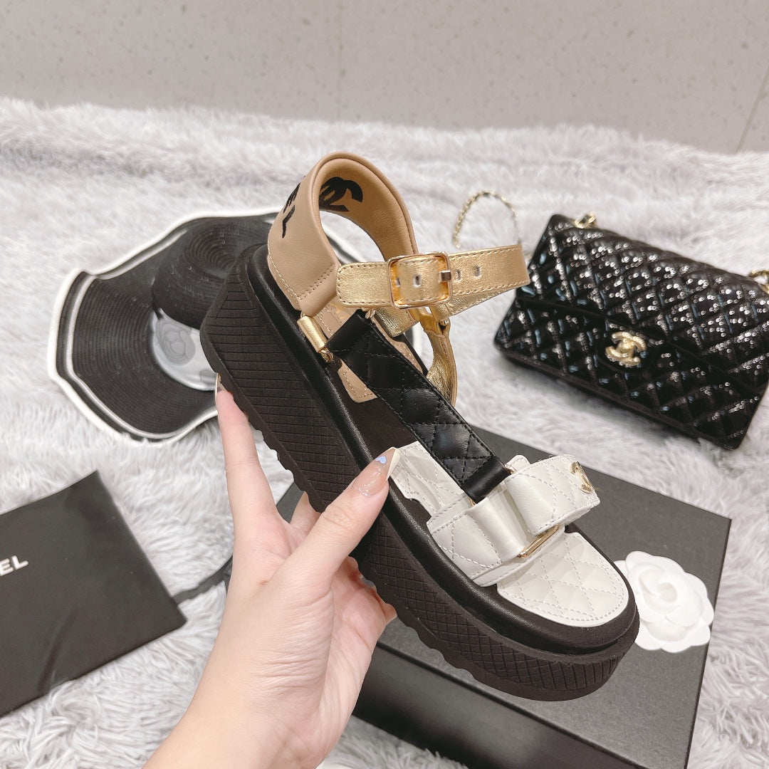 Color Collection platform sandals XC0823072614