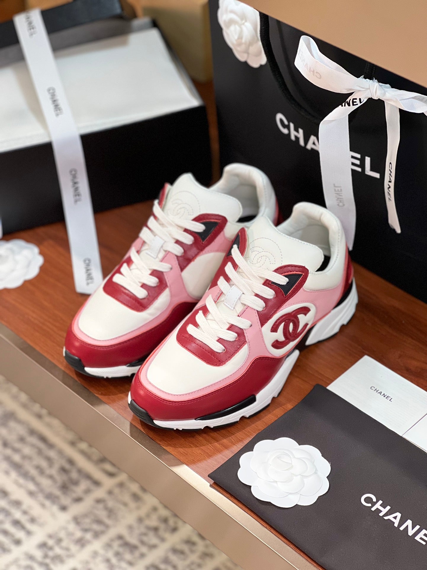 CNL Classic diamond check sneakers and sneakers 0724101117