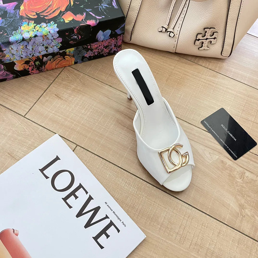 DG New Fashion Open Toe High Heel Slippers 1025041110