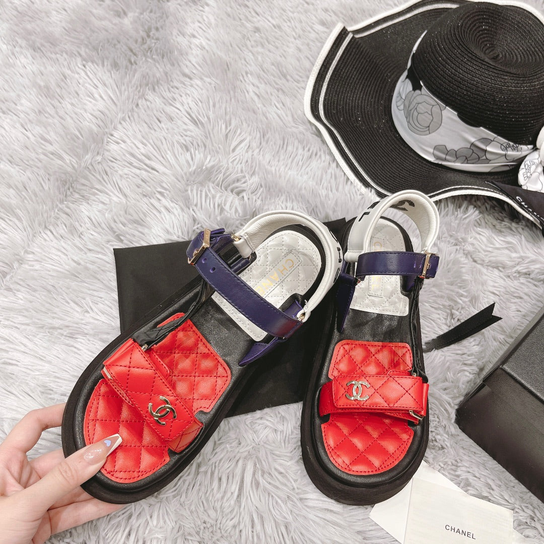 Color Collection platform sandals XC0823072618