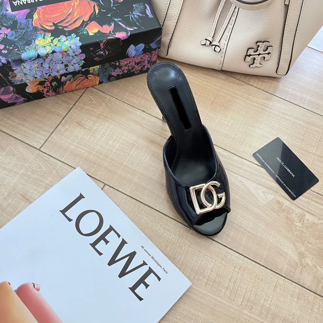 DG New Fashion Open Toe High Heel Slippers 1025041110