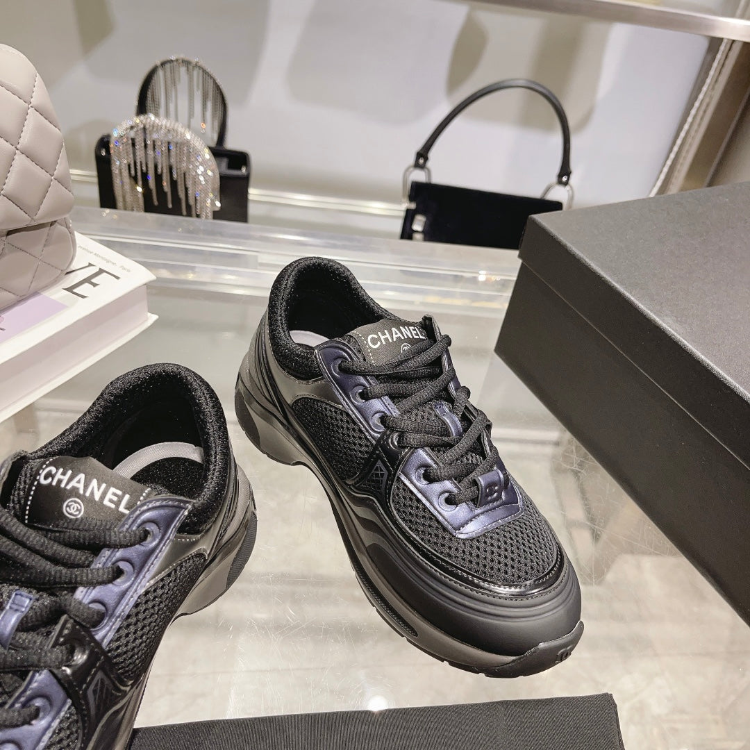 Plaid Wool Stitching Casual Sneakers XC0823081402