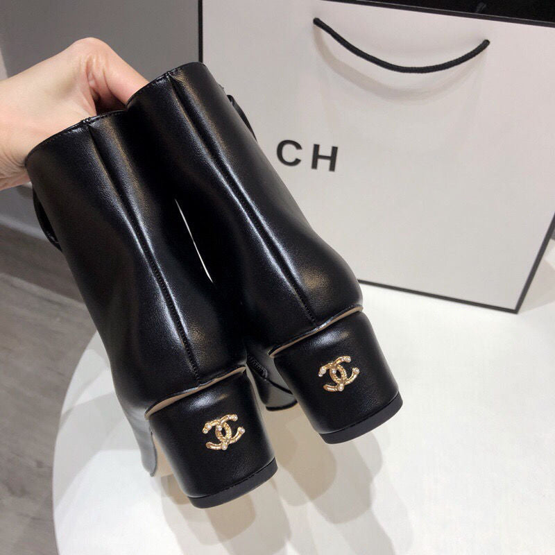 Fashion Bow Thick Heel Boots PD10070419