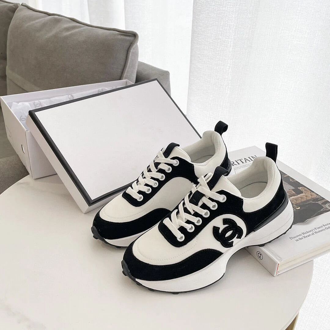 New Sneakers Leather Platform Casual Shoes 1024031409